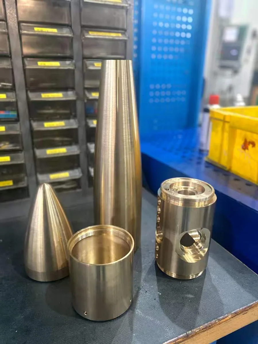 Machined metal components